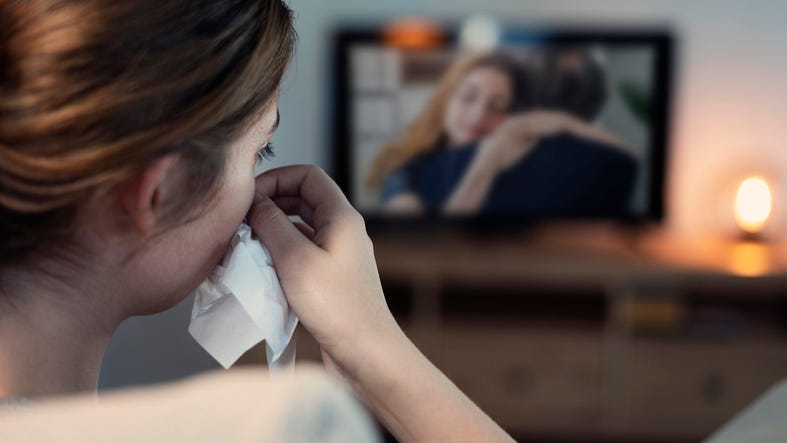 crying at movie