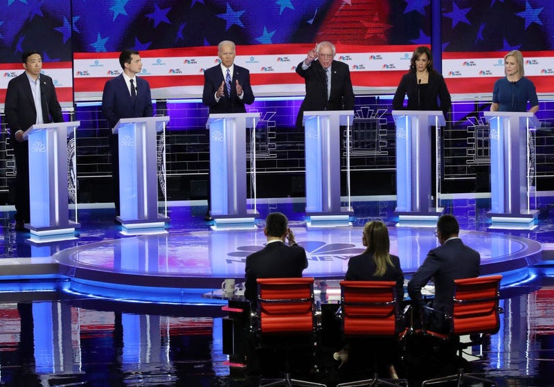 Second night of first Democratic primary debate