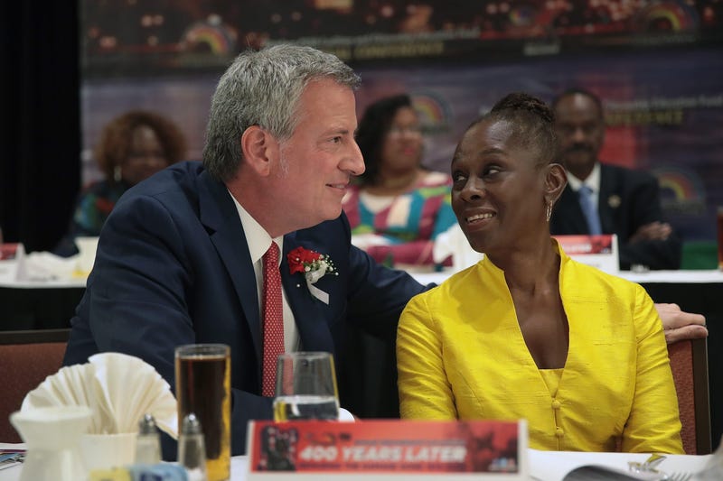 Bill de Blasio, Chirlaine McCray