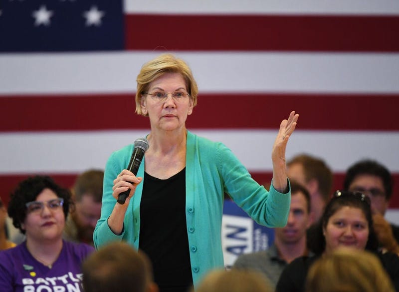 Democratic presidential candidate U.S. Sen. Elizabeth Warren