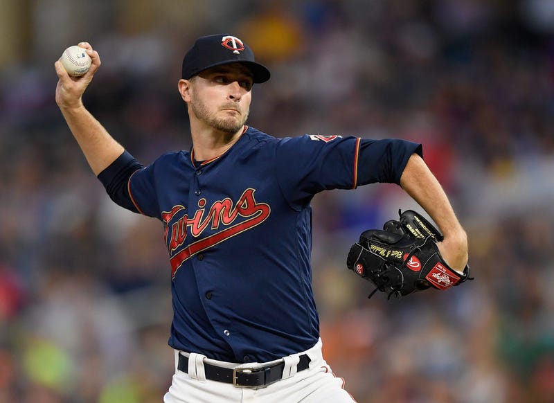 Jake Odorizzi with the pitch