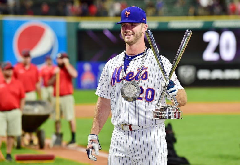 Mets Rookie Pete Alonso wont the 2019 Home Run Derby and donated 10% of his winnings to veteran charities