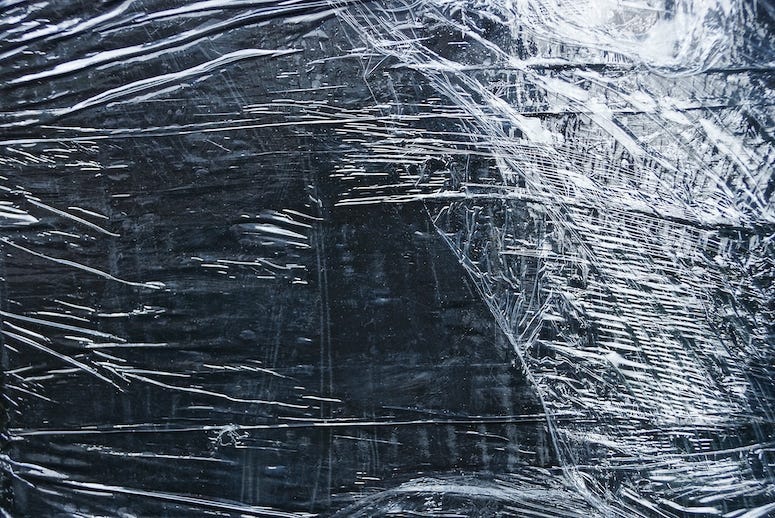 Cellophane, Plastic Wrap, Crinkled