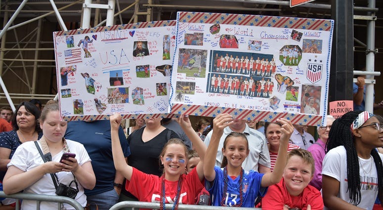 2019 Women's World Cup Ticker-Tape Parade
