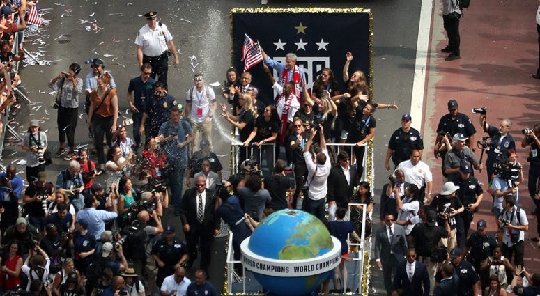 2019 Women's World Cup Ticker-Tape Parade