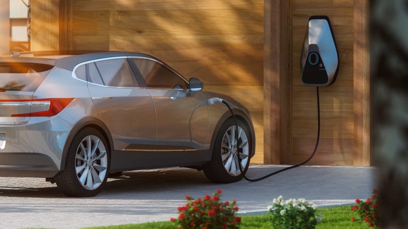 Electric vehicle and charging station