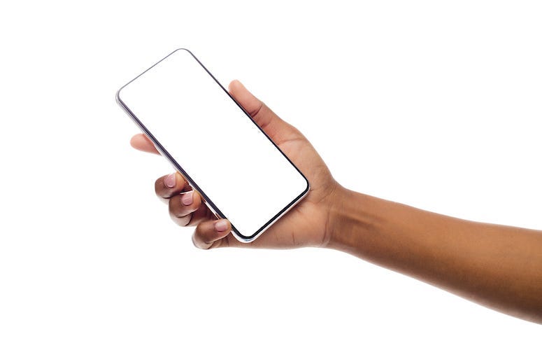 Cell Phone, Smart Phone, Empty Screen