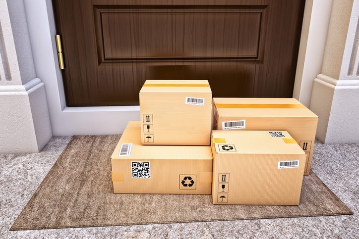 packages at door