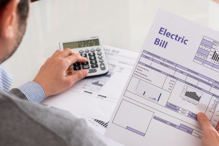 An electricity bill