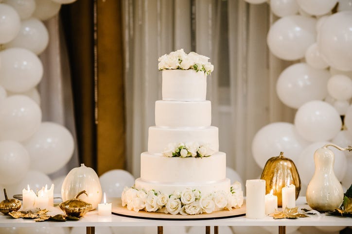 Wedding, Wedding Reception, Wedding Cake