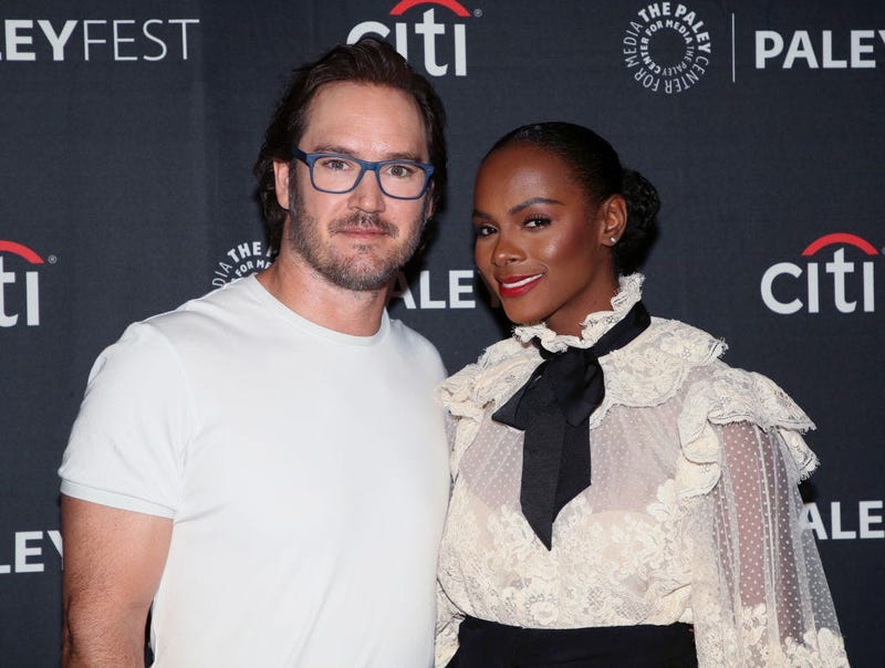 Mark-Paul Gosselaar and Tika Sumpter