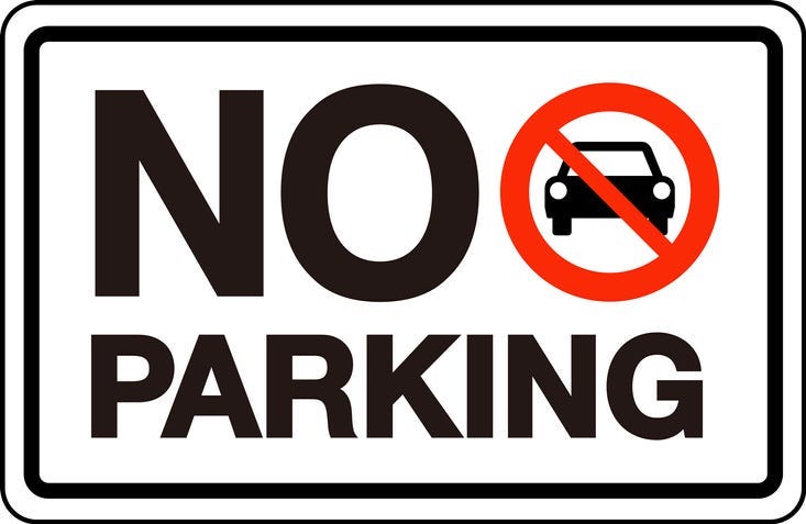 Parking Restrictions start Saturday