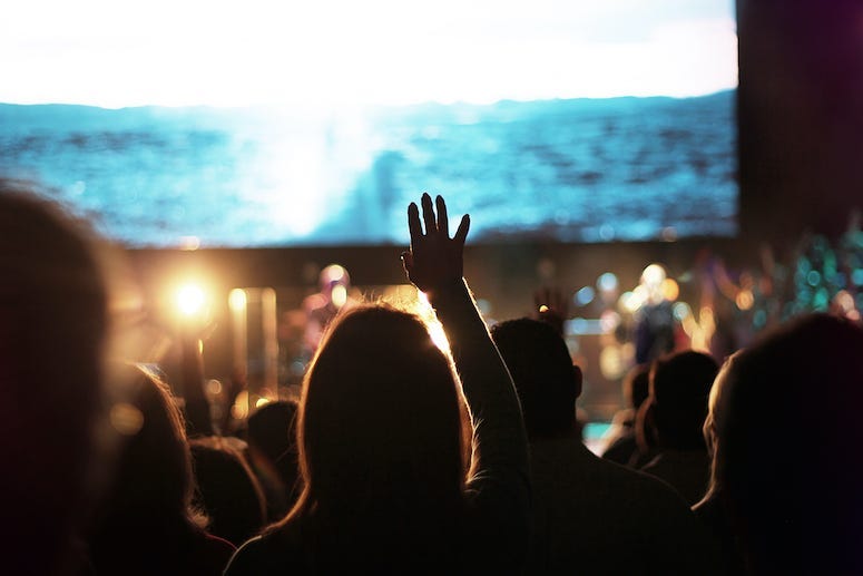 Church, Worship, Crowd, Band