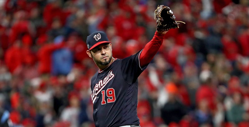 Anibal Sanchez loses no-hit bid but wins Game 1
