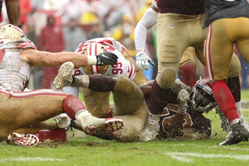 Photos: Rain turns FedEx Field into swamp