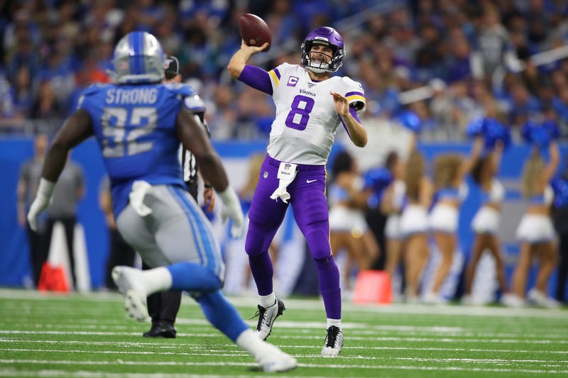 A pass by Kirk Cousins