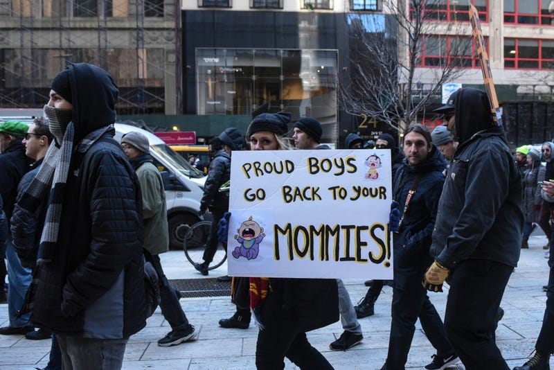 Antifa Proud Boys Trump Tower