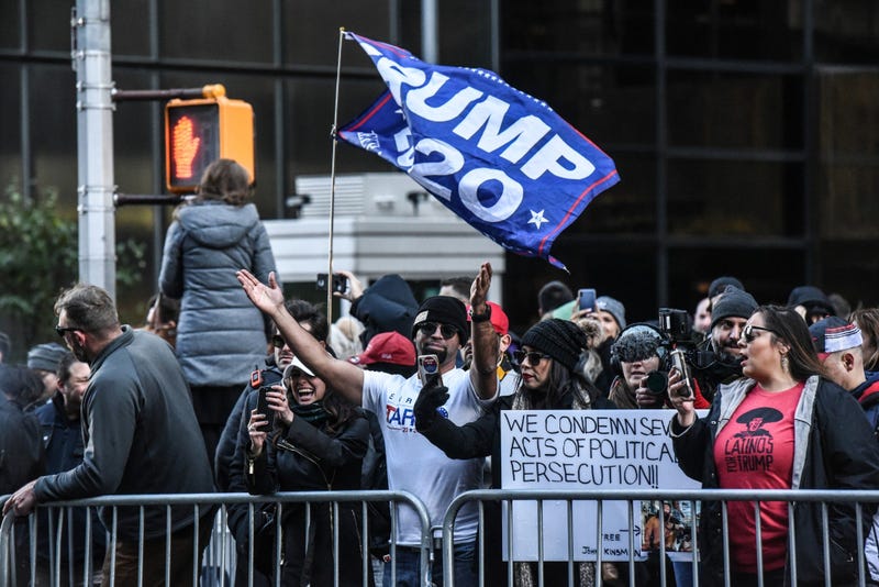 Antifa Proud Boys Trump Tower