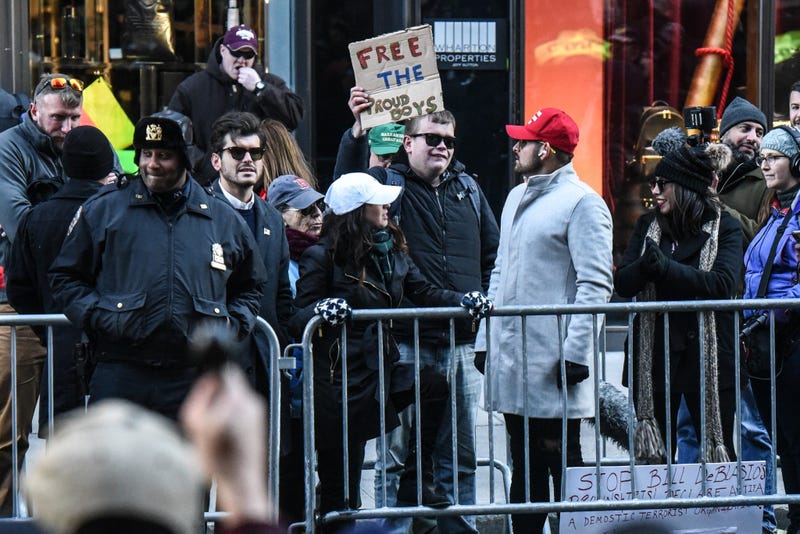 Antifa Proud Boys Trump Tower