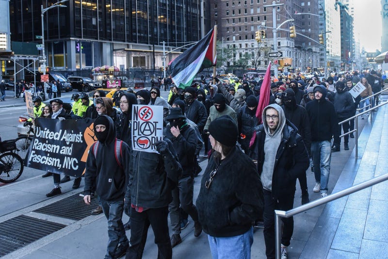 Antifa Proud Boys Trump Tower