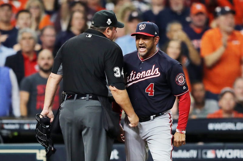 Best pictures of World Series umpire controversy, Dave Martinez ejection
