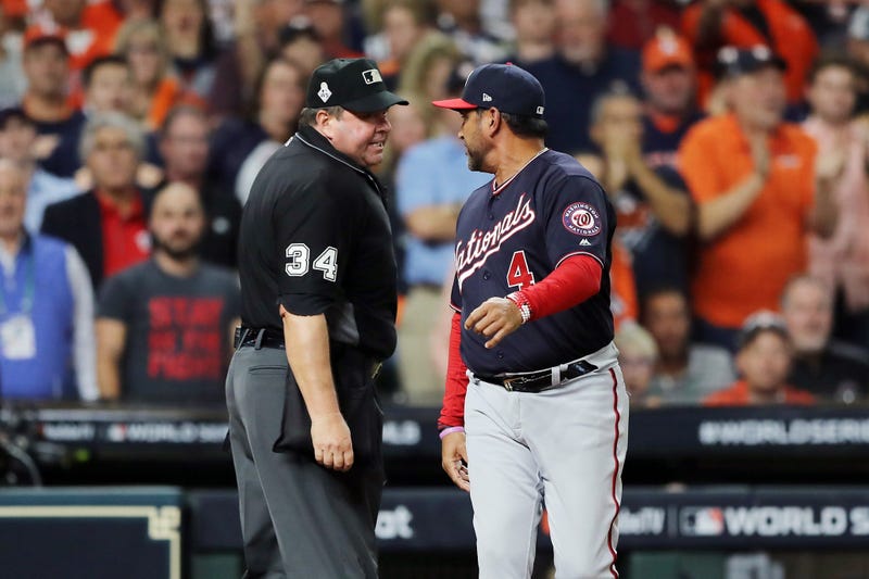 Best pictures of World Series umpire controversy, Dave Martinez ejection