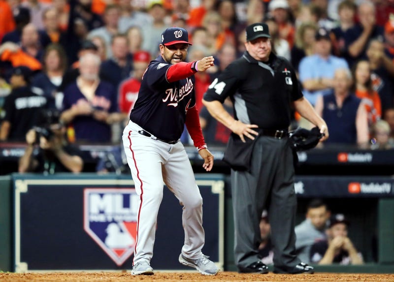 Best pictures of World Series umpire controversy, Dave Martinez ejection