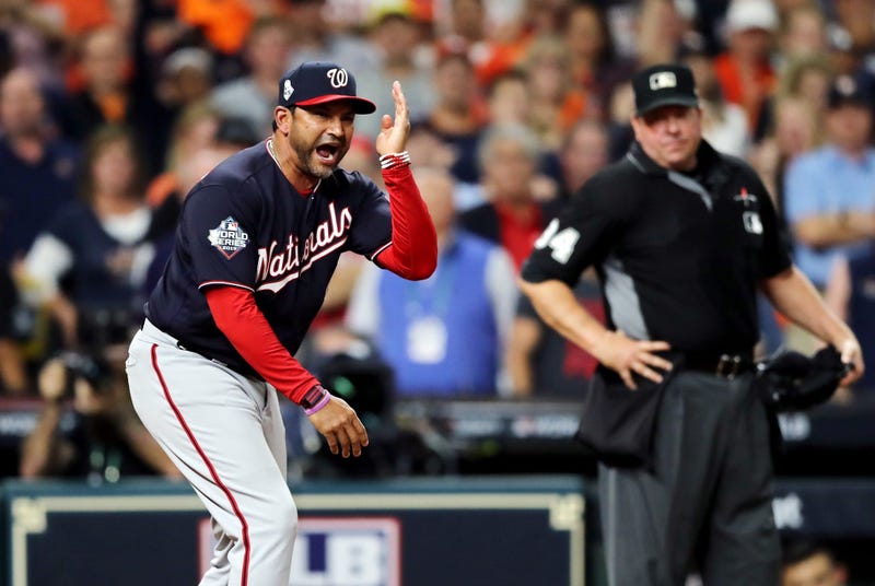 Best pictures of World Series umpire controversy, Dave Martinez ejection
