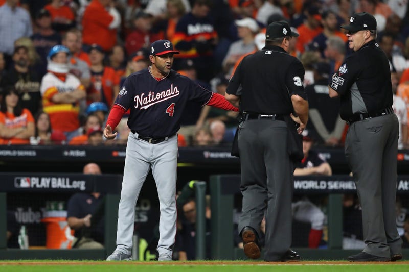 Best pictures of World Series umpire controversy, Dave Martinez ejection