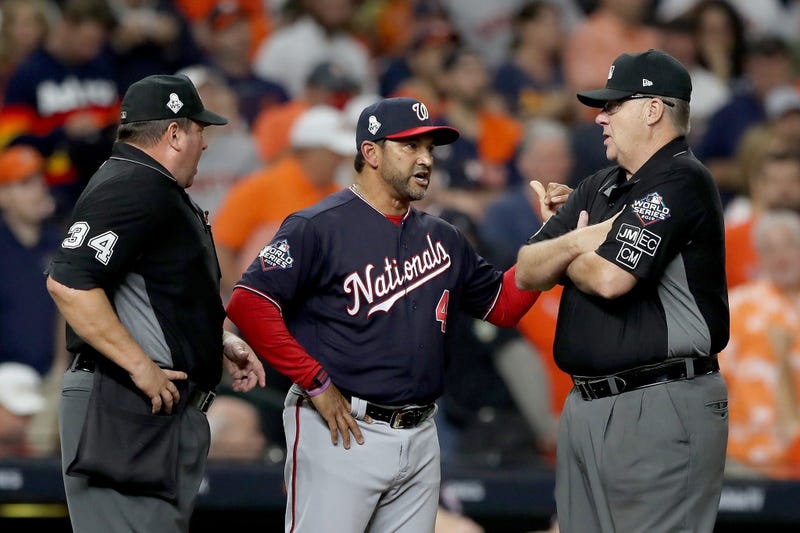 Best pictures of World Series umpire controversy, Dave Martinez ejection