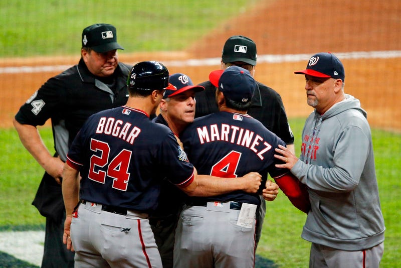 Best pictures of World Series umpire controversy, Dave Martinez ejection