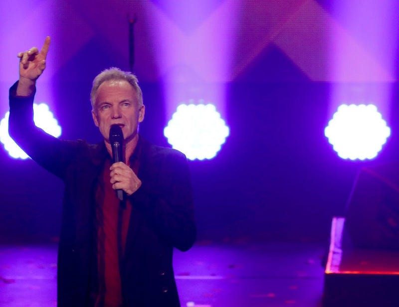 Sting performs during the International Music Award (IMA) 2019 in Berlin, Germany, 22 November 2019.