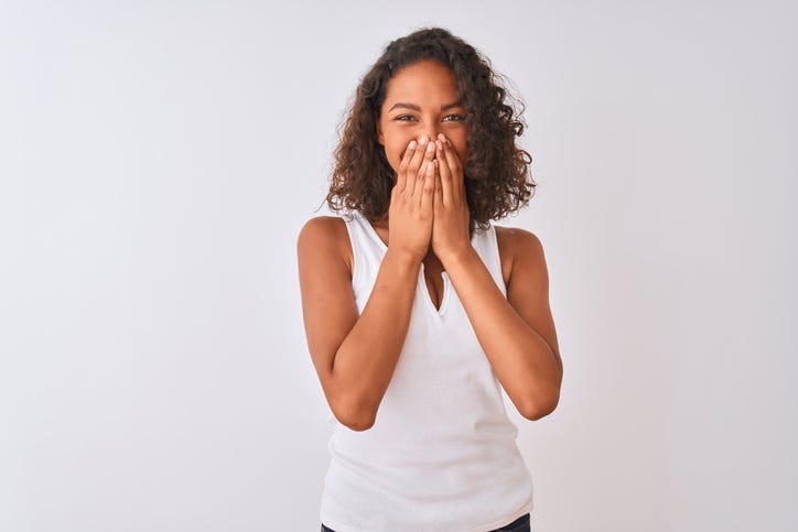 Laughing woman