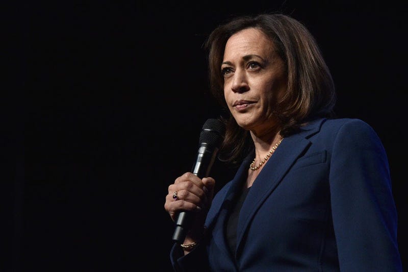 Democratic presidential candidate , U.S. Sen. Kamala Harris (D-CA) speaks during the Nevada Democrats' "First in the West" event