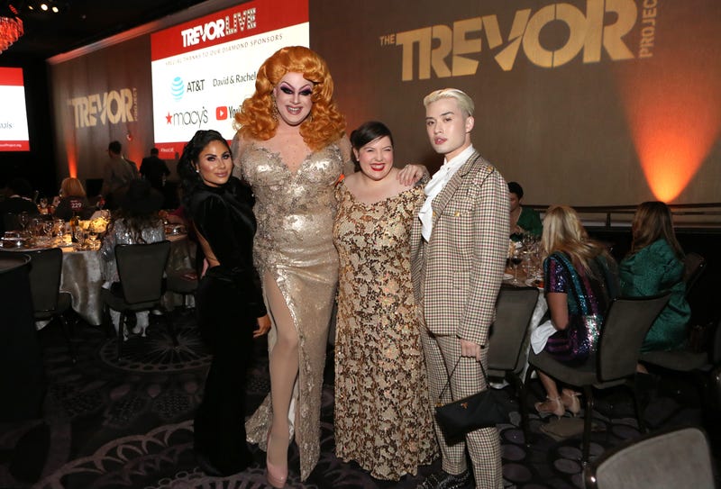 Mikalah and Nina West at Trevor Live Gala