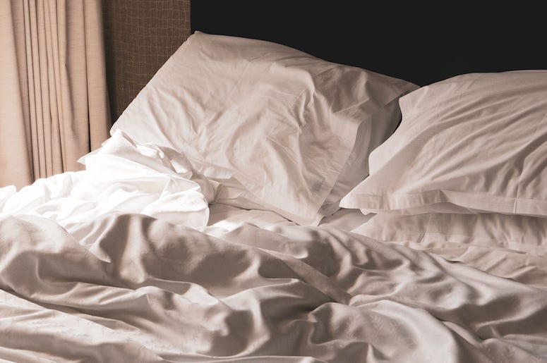 Messy Bed, Sheets, Bedroom