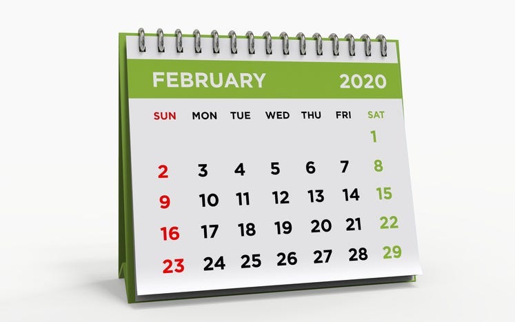 February Calendar