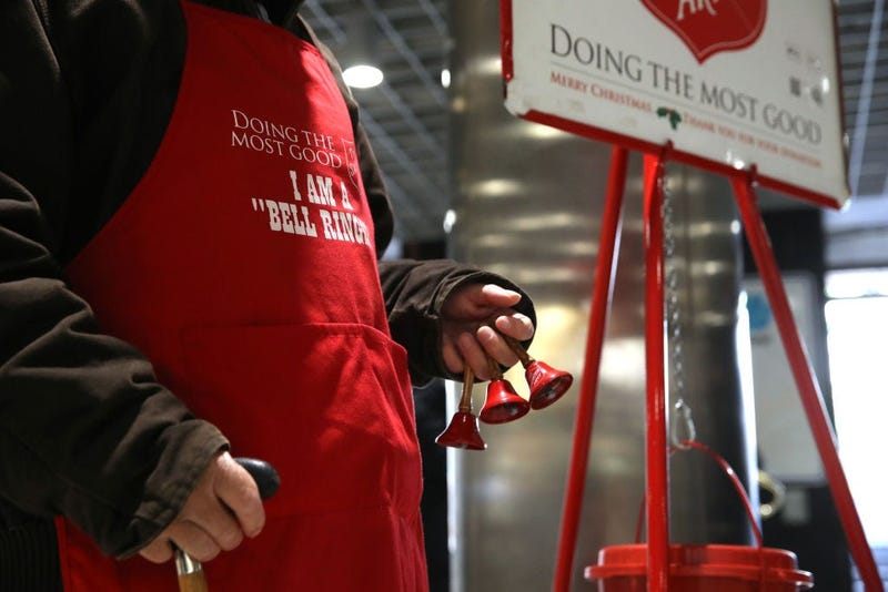 bell ringer, Salvation Army, Red kettle