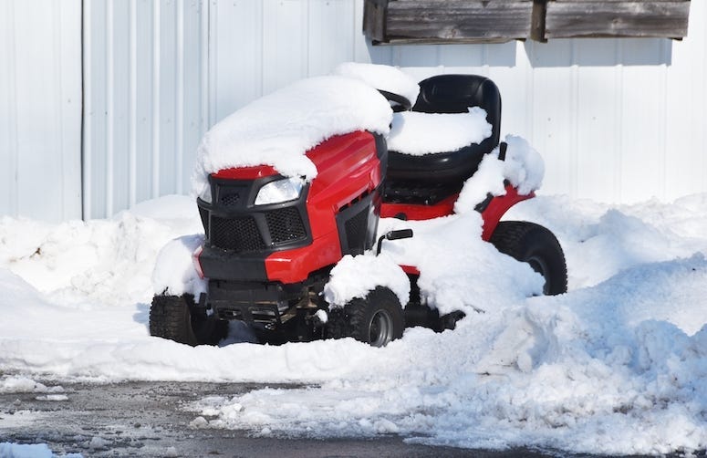 Lawnmower, Snow, Riding Mower