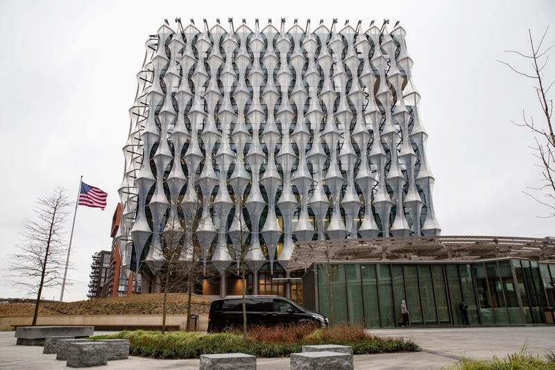 The US embassy in London