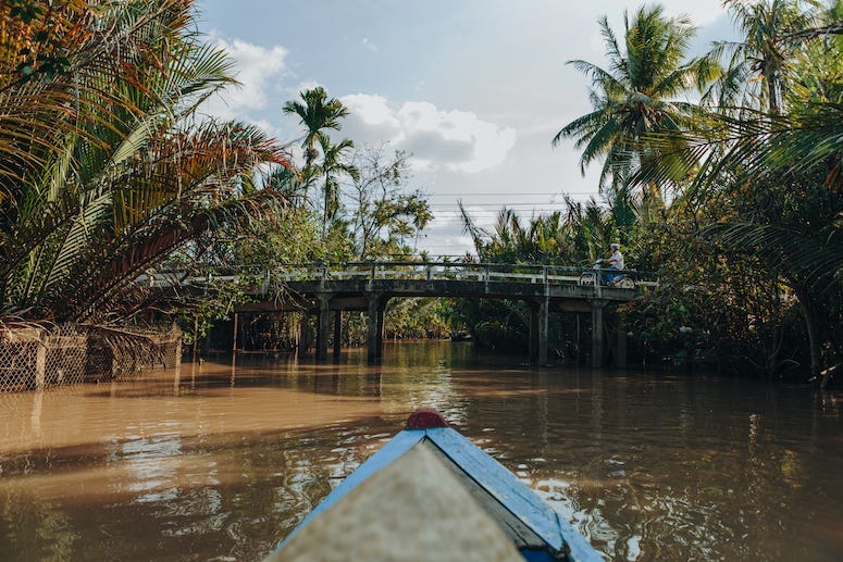 Jungle Cruise, Mekong River Delta, Fishing, Rowing Boats