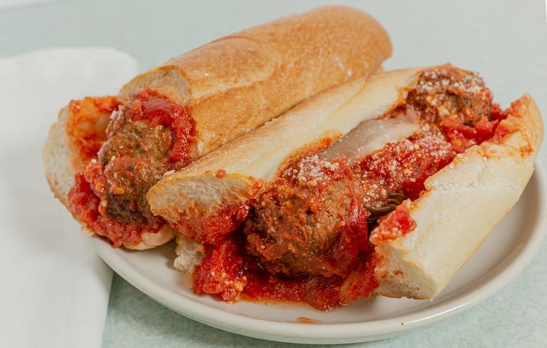 Meatball Sandwich, Plate