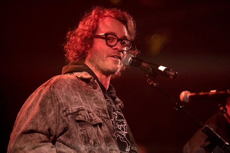 Singer Amos Lee performs onstage during AMERICANAFEST's Pre-GRAMMY Salute to Willie Nelson at The Troubadour.