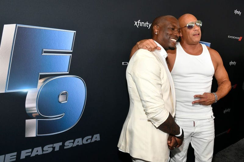 Vin Diesel and Tyrese Gibson  