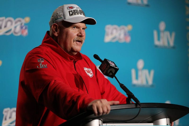 Andy Reid had one hell of a Super Bowl celebration