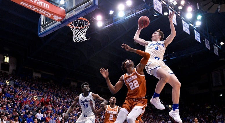 KU is chasing Baylor for the Big XII title 