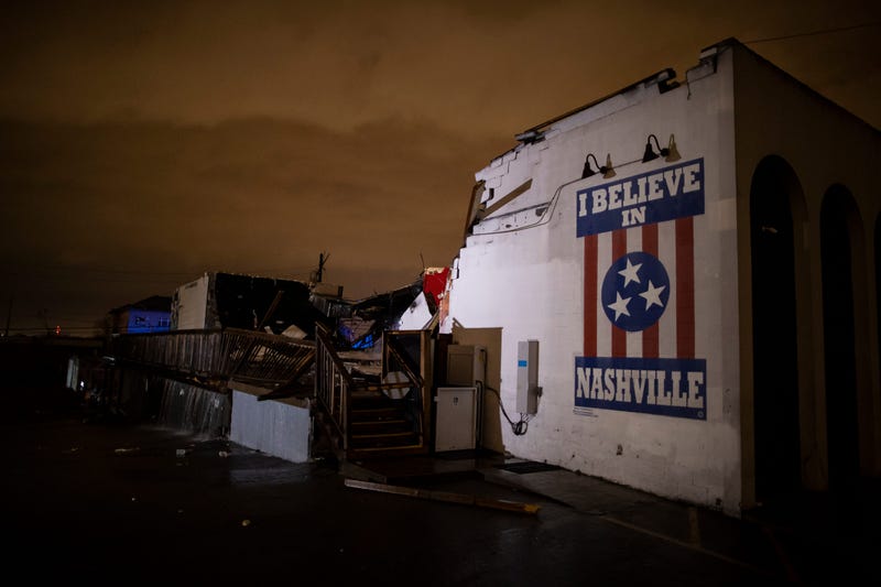 A tornado ripped through East Nashville Tuesday morning.