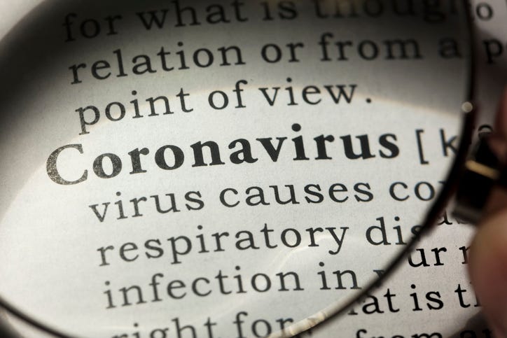 coronavirus dictionary