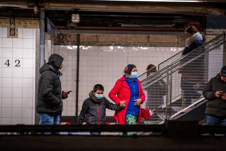 Coronavirus subway