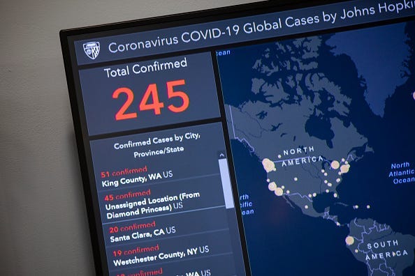 COVID map